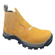 Bota Botina Masculina Couro Legitimo Trabalho Butina Wrangler POTTRO