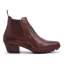 Bota Botina Masculina Couro Solado Costurado Manual 4ssss