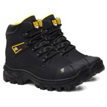 Bota Botina Masculina em Couro Legitimo Palmilha em Gel Original em CATPRIIME com C.A 47.751