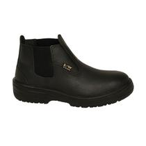 Bota Botina Masculina Para Trabalho Segurança Couro Jw