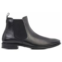 Bota Botina Masculina Social Jota Pe Em Couro Pelica Nobre Preto Marrom Butina Original Lançamento