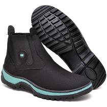 Bota Botina Masculina Texana Calce Facil Oferta + PALMILHA EM GEL