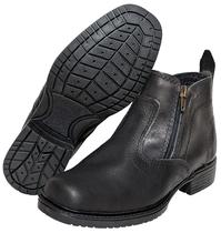 Bota Botina Masculina Ziper Lateral Couro Fazenda Country