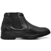 Bota Botina Ortopédica Elastico Calce fácil Bico Redondo Masculina Anatômica Leveterapia Preto Bota Botina Ortopédica Elastico Calce fácil Bico Redondo Masculina Anatômica Leveterapia Preto