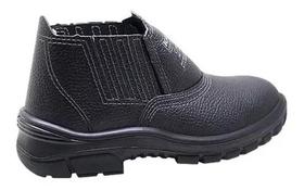 Bota Botina Rhino De Segurança Couro Bico Pvc Original .