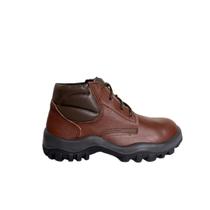 Bota Botina Safetline Bico Pvc Eletricista Couro Ca 13177