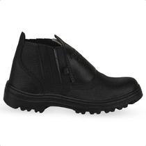 Bota Botina Sapato Couro bico de Aço Segurança trabalho 41977 Bota Botina Sapato Couro bico de Aço Segurança trabalho 41977