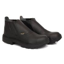 Bota Botina Segurança em Couro para Trabalho com CA Newbras Bota Botina Segurança em Couro para Trabalho com CA Newbras