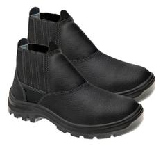 Bota Botina Segurança Vulcaflex Bico PVC Obra EPI 41