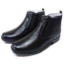 Bota Botina Social Masculina Com Palmilha Anatômica Em Gel Comfort