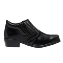 Bota Botina Social Masculina Ziper Lateral Confort Anti Stress Palmilha Gel
