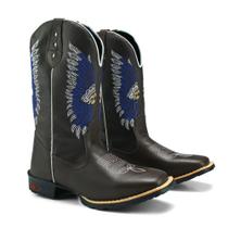 Bota Botina Texana Country Cocar do Índio