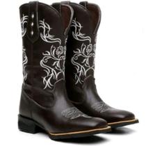 Bota Botina Texana Country Flor Branca Bota Botina Texana Country Flor Branca