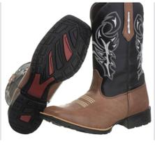 Bota Botina Texana Country Masculina Delegada Whisky - Texas Boots