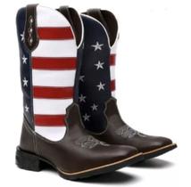 Bota Botina Texana Country Masculina Estados Unidos Bota Botina Texana Country Masculina Estados Unidos