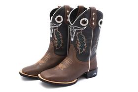 Bota Botina Texana Unissex Bordada Boi Flores Country Montaria - Carrero Boots