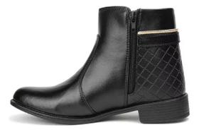 Bota Botinha Coturno Feminina Montaria Cano Curto Inverno