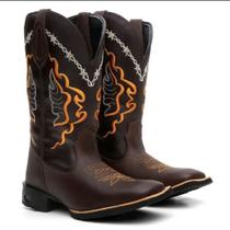 Bota Botinha Country Texana unissex Arame farpado