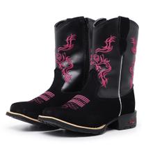 Bota Botinha Feminina Infantil Cowgirl Texana Country
