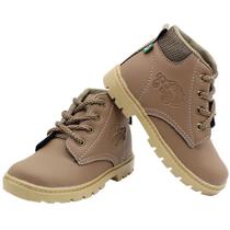 Bota Botinha Infantil Gibizinho Masculina Baby Coturno Whisky