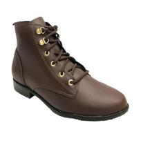 Bota Botinha Rasteira Moleca Cano Baixo Com Cardaço Multicores Feminino Adulto - Ref 5335.107