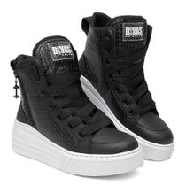 Bota Botinha Sneakers Treino Zíper Maromba Fitness Academia Casual Bota Botinha Sneakers Treino Zíper Maromba Fitness Academia Casual