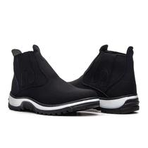 Bota Botinha Texana Masculina Calce Facil Bota Trabalho