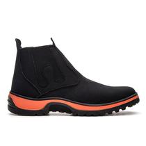 Bota Botinha Texana Masculina Calce Facil Bota Trabalho