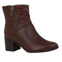 Bota Bottero Cano Baixo Couro Burnish Feminina 346907