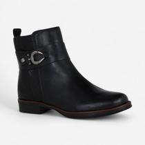 Bota Bottero Cano Baixo Couro Preto