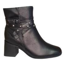 Bota Bottero Cano Curto Couro Preto 361802 Bota Bottero Cano Curto Couro Preto 361802