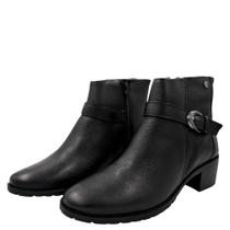 Bota Bottero Cano Curto Salto Bloco Feminina