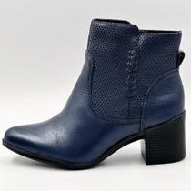 Bota Bottero Cano Curto Salto Médio Feminina