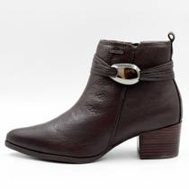 Bota Bottero Cano Curto Salto Médio Feminina Bota Bottero Cano Curto Salto Médio Feminina