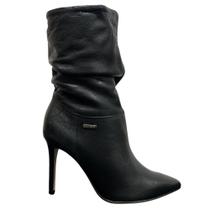 Bota bottero carina cano drapeado ref: 378201 feminino Bota bottero carina cano drapeado ref: 378201 feminino