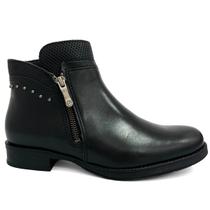 Bota bottero couro cano curto 361701 (12) - preto