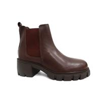 Bota Bottero Couro Cano Curto Chelsea 361106 Wood