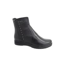 Bota Bottero De Couro Cano Curto 346702 Preto