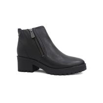Bota Bottero De Couro Cano Curto 349102 Preto/Onix
