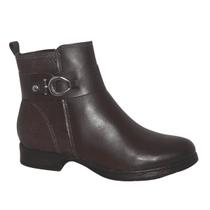 Bota Bottero feminina cano curto com detalhe metálico Bota Bottero feminina cano curto com detalhe metálico