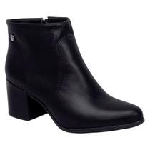 Bota bottero feminina cano curto couro 346901