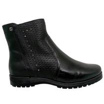 Bota Bottero Feminina Couro Cano Baixo Rasteira 346702