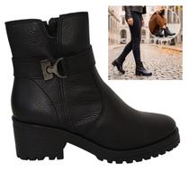 Bota Bottero Feminina Couro Legítimo Outono Inverno Tamanho:36Cor:Preto Bota Bottero Feminina Couro Legítimo Outono Inverno Tamanho:36Cor:Preto