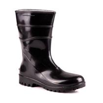 Bota Bracol PVC Flex Cano Curto Sem Forro CA 37456 Preto