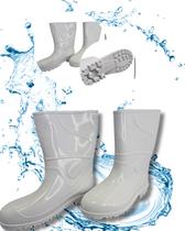 Bota Branca PVC Cano Médio com Membrana Fina Innpro