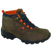 Bota Bull Terrier Breeze Carbono e Laranja Feminino