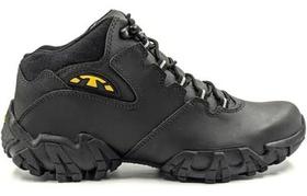 Bota Bull Terrier Bruce Masculina Couro Legítimo Preta