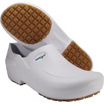Bota calçado segurança eva p/limpeza antiderrapante workflex