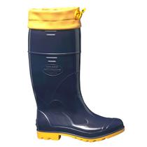 Bota Calfor Pampeana Azul/Amarela (Tam. 34/35)