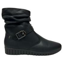 Bota campesi cano curto fivela ref:l9185 feminino
